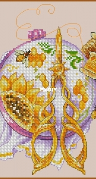 Cross Magic Stitch - Golden Scissors by Tascha Volk XSD