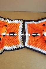 Crafting Happiness - Ariana Goldberry - Foxy Fox Lovey Security Blanket