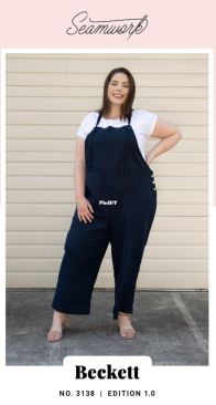Seamwork – Beckett Jumpsuit and Bonus –  Sizes 0-26