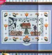 Swallow Sampler by Isabelle Marescaux from Cross Stitcher 133 XSD