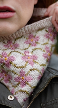 KnittedblissJC -  Orwells Garden Cowl by  Julie Cameron Gray - Free