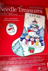 Needle Treasures 08539 Snowbabies Stocking