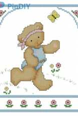 Leisure Arts 348 Teddies 07 Jogging Teddy