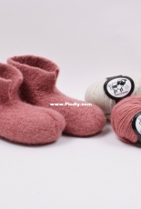 Felted Slippers - Knit by Hobbii Design - FREE