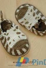 Kittying - Meinu Xing - Belle Ying - ZBO1-B-PAT - Zebra Baby Booties