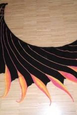 Scarf with Flames by Uli Dernbach-Steffl-German,Eng-Free