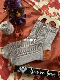 Trick or Treating Night Socks by Marie-Elyse Dugal