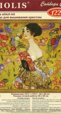 Riolis 1226 - Lady with a Fan - Klimt PCS