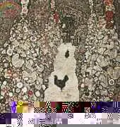Artecy Cross Stitch - Garden Path with Chickens By G. Klimt