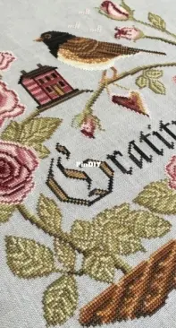 Cottage Garden Samplings - Heart Full of Gratitude XSD