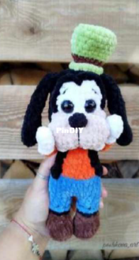 Valerika crochettoys - Valeria Barteneva - Валерия Бартенева - Goofy - Гуффи - Russian