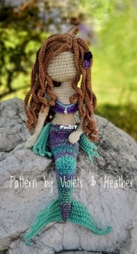 Violets and Heather - Heather Kumpf - Pacific Mermaid