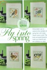Fly Into Spring by Lesley Teare from Cross Stitch Collection 180
