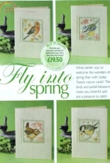 Fly Into Spring by Lesley Teare from Cross Stitch Collection 180