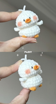 The July Creations - Little Duck Keychain