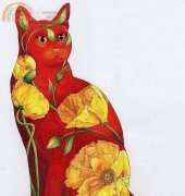 HAED Poppy Puss Art by Myrea Pettit