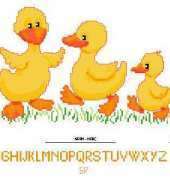 Vervaco 70.665 Ducks Birthsampler pcs