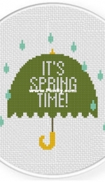 Daily Cross Stitch - Spring Time Umbrella