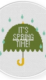 Daily Cross Stitch - Spring Time Umbrella