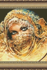 Dina Cross Stitch - Lady 6 - Free
