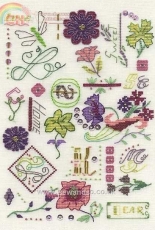 DMC Patchwork Message Sampler BK722