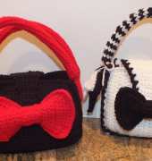 Connie Hughes- Baby Bow Satchel Purses- English