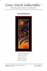 Cross Stitch Collectibles - Fractal 296 Bookmark - FR-296