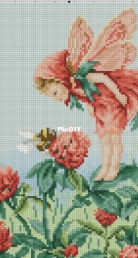 Vervaco 95.104 Red Clover Fairy XSD