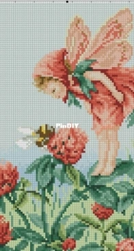 Vervaco 95.104 Red Clover Fairy XSD