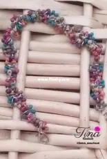 Wooden bead bracelet