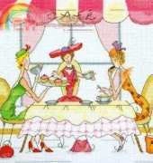 Bothy Threads XLL4 Ladies Who Lunch - Whos Counting The Calories