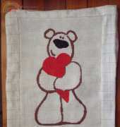 Cuscino teddy per la nipotina