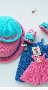 Handi Hats Design - Lollipop Dolls - Katushka Morozova - Crochet Doll Clothes - Russian