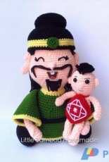 Little Bamboo Handmade Crafts - Fu Xing The Good Fortune Doll Amigurumi