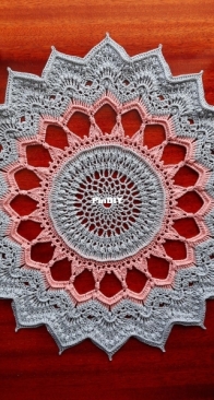 Papushoi Patterns - Polina Papushoi - Doily #27 Star Formation - English