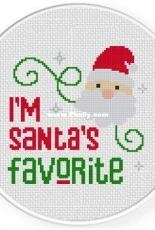 Daily Cross stitch - I’m Santas Favorite