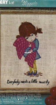 Vogart Crafts - Stamped Embroidery 786G 51188 - Moppets - Everybody needs a little security