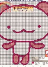 San-X Momo Panda From ILikeCrossStitch.kr