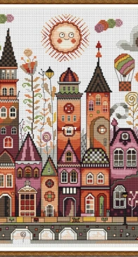 NaraXStitchPattern - 443 Fairytale City 2 by Maria Ovsyanikova