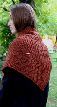 Step it Up Shawl by Viktoria Shevchuk - English, German - Free