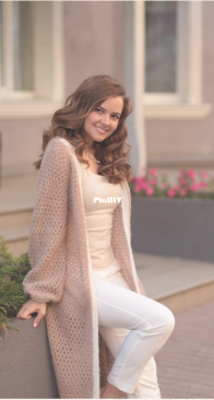 Summer Cardigan - Elena grabenko - Russian