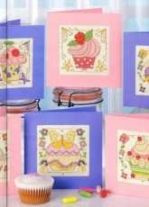 Cute As A Cupcake by Lesley Teare from Cross Stitch Card Shop 79