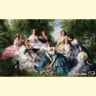 EstE 337 The Empress Eugenie Surrounded by Her Ladies