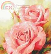 I love cross stitch IL-002 Pink Roses