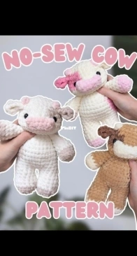 Nooks Hooks Shop - Anoek Strumane - No-Sew Cow