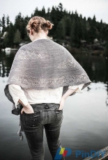 Waiting For Rain Shawl/Wrap by Sylvia Bo Bilvia/softsweater
