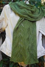 Lorbeer Shawl/Wrap by Sue Berg-Eng.,German-Free