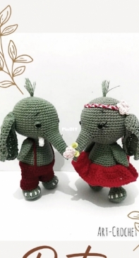 Art-Crochet Artesanos - Gimena - Lucas  - Ivo and Asha - Ivo y Asha - Spanish - Free