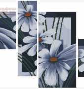 Albina K Polyptych - Daisies