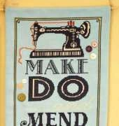 Make Do and Mend by Felicity Hall from Cross Stitcher 252 PCS